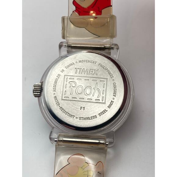 VTG Timex Disney Rewound Womens Kids Winnie Pooh Watch 29mm WR Adjustable Band - Picture 3 of 9